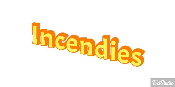 Incendies Tekst effect