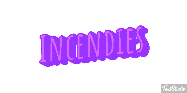 Incendies Tekst effect