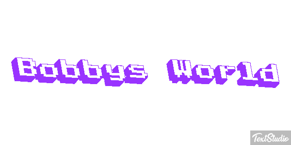 Bobby’s World Tekst effect