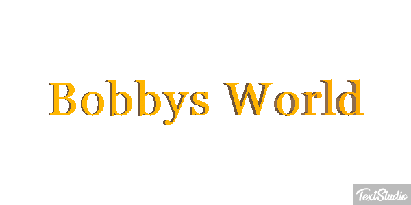 Bobby’s World Tekst effect