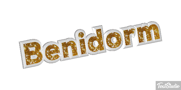 Benidorm Text effect
