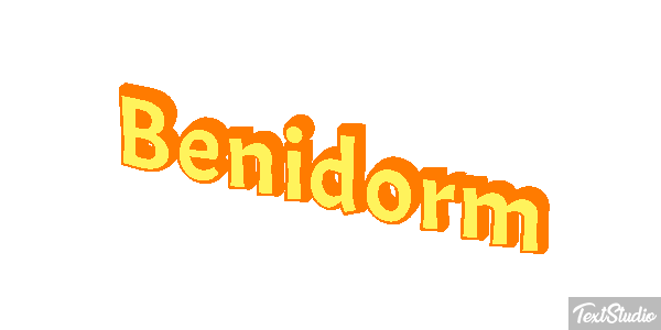 Benidorm Text effect
