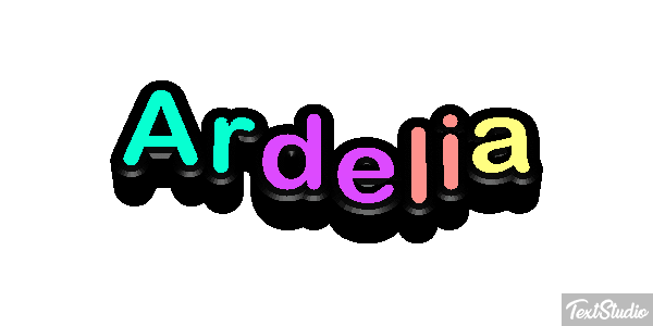 Ardelia Text effect