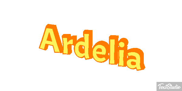 Ardelia Text effect