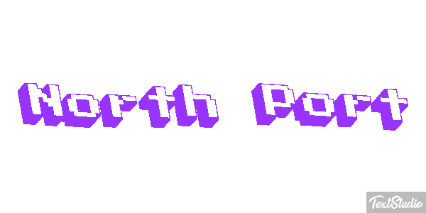 North Port Efeito do texto