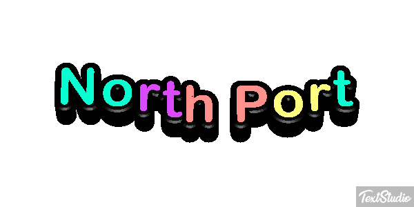 North Port Efeito do texto
