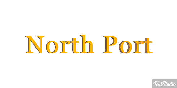 North Port Efeito do texto