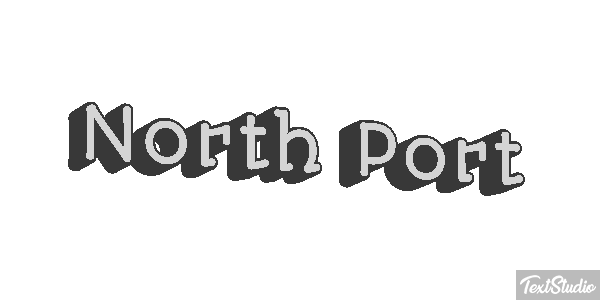 North Port Efeito do texto