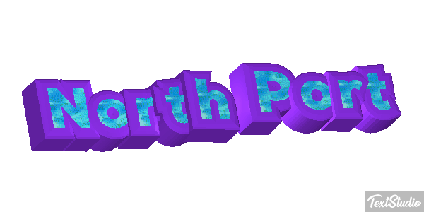 North Port Efeito do texto