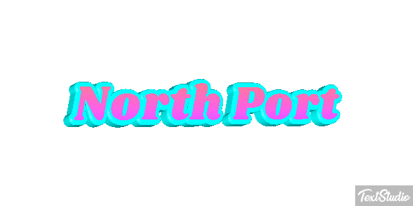 North Port Efeito do texto