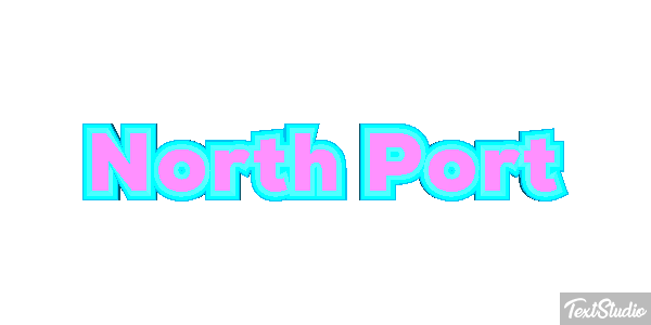 North Port Efeito do texto