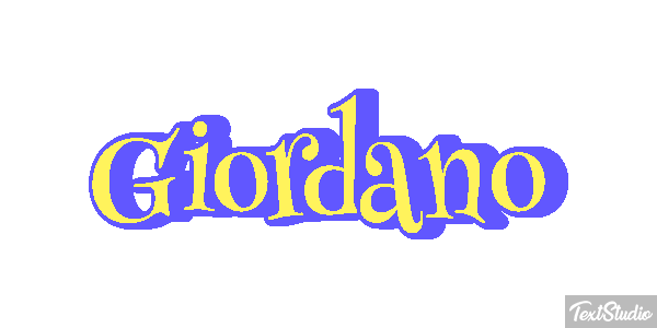 Giordano Effet de texte