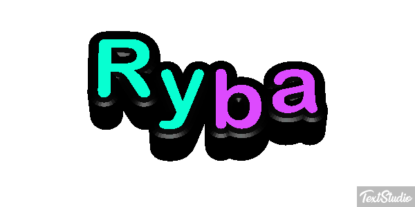 Ryba Text effect
