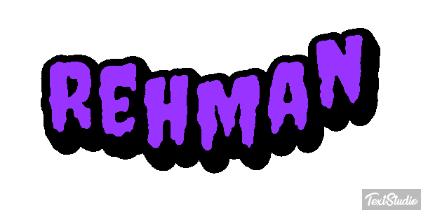 Rehman Text effect