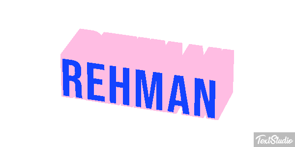Rehman Text effect