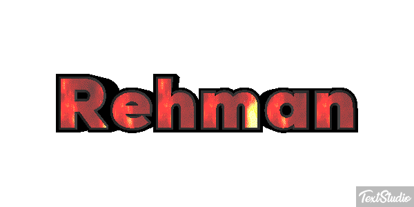 Rehman Text effect