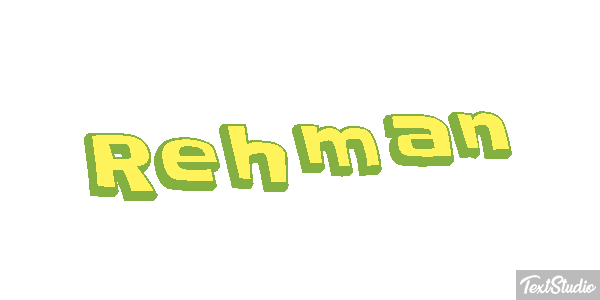 Rehman Text effect