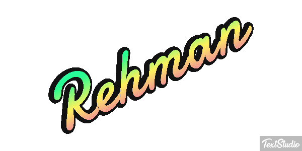 Rehman Text effect
