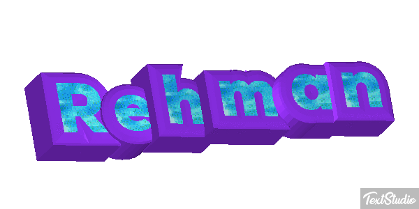 Rehman Text effect