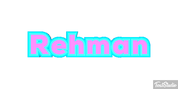 Rehman Text effect