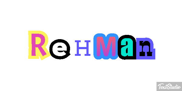 Rehman Text effect