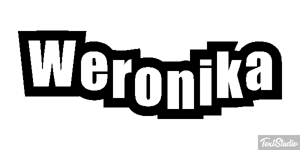 Weronika Efecto de texto