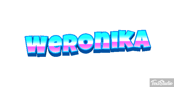 Weronika Efecto de texto