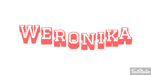 Weronika Efecto de texto