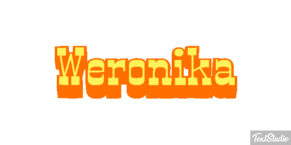 Weronika Efecto de texto