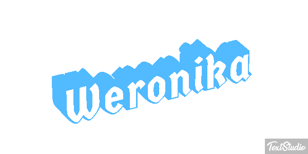 Weronika Efecto de texto