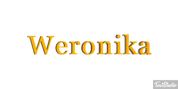 Weronika Efecto de texto