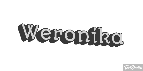 Weronika Efecto de texto