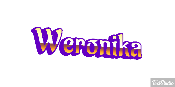 Weronika Efecto de texto