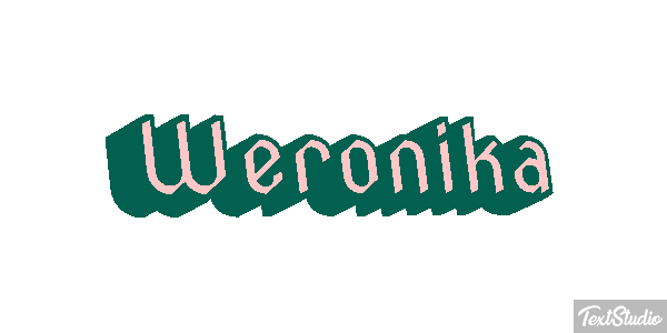 Weronika Efecto de texto