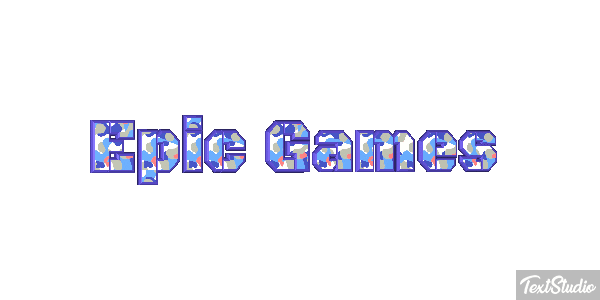 Epic Games Efekt tekstowy