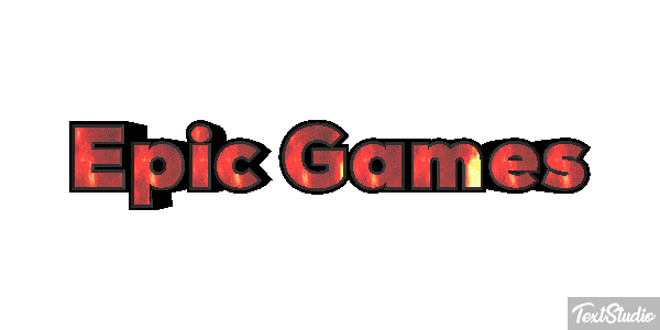 Epic Games Efekt tekstowy