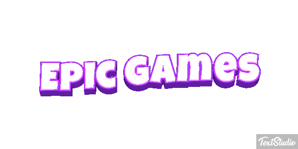 Epic Games Efekt tekstowy