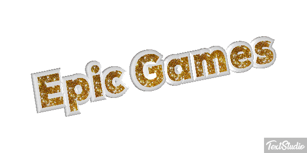 Epic Games Efekt tekstowy