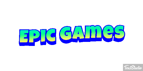 Epic Games Efekt tekstowy