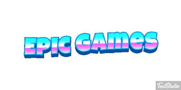 Epic Games Efekt tekstowy