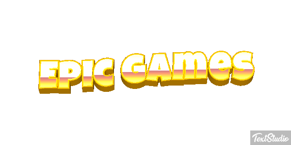 Epic Games Efekt tekstowy