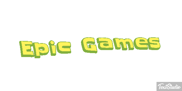 Epic Games Efekt tekstowy