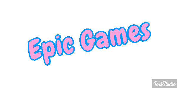 Epic Games Efekt tekstowy