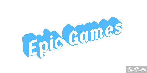 Epic Games Efekt tekstowy
