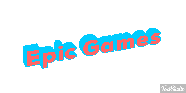 Epic Games Efekt tekstowy