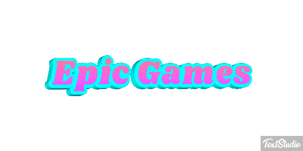 Epic Games Efekt tekstowy