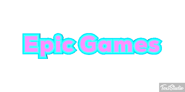 Epic Games Efekt tekstowy