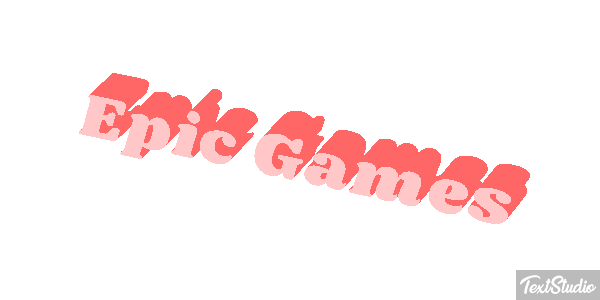 Epic Games Efekt tekstowy