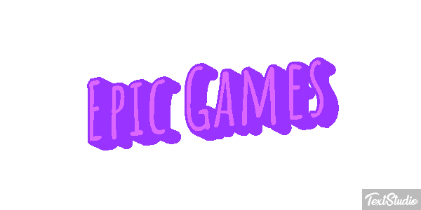 Epic Games Efekt tekstowy