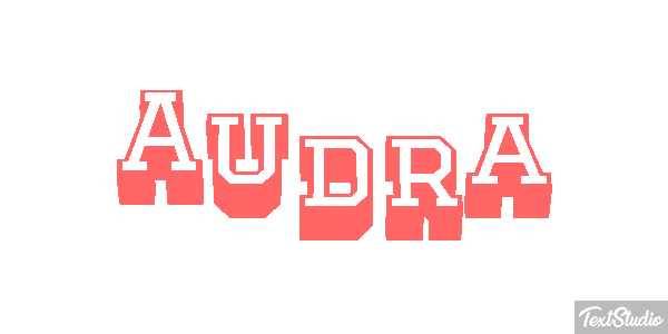 Audra Efeito do texto